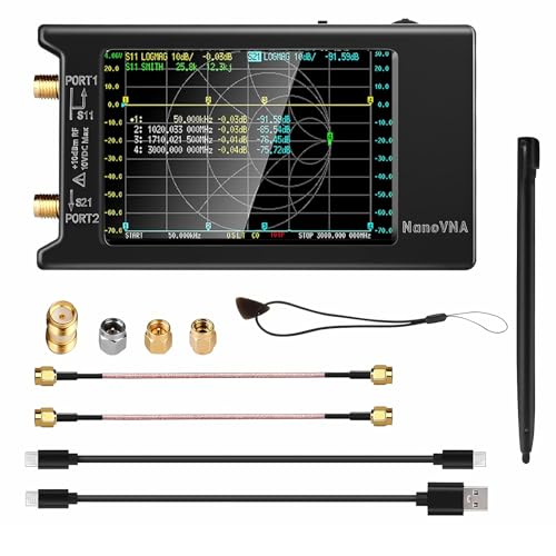 Amazon.co.jp: NanoVNA-H4 ベクトルネットワークアナライザ、V4