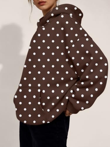 Image of Trendy Queen Women Oversized Hoodies Fall Outfits | Gentle Skin Feel, Aesthetic Drop Shoulder, Large Kangaroo Pocket, Seamless Daily Outfit Match
