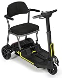 Ecomobi M3 20/32Miles Lightweight(30lbs) Mobility Scooter for Adults & Seniors - 33' Turning Radius 3-Wheel Foldable Mobility Scooter with Dual Airline Approved Lithium Battery, All-in-One Design