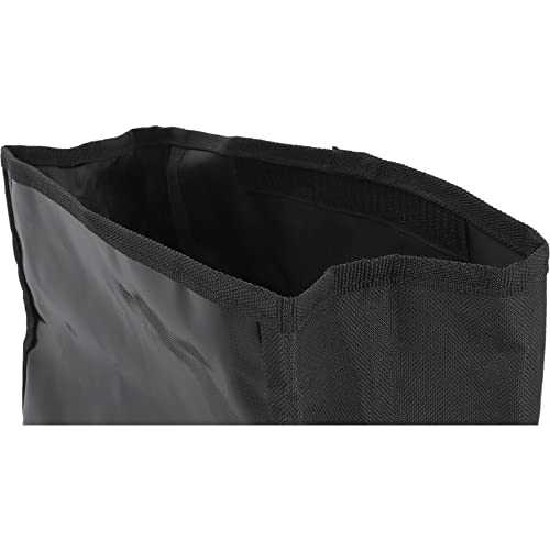 FISCHER Fahrrad Gepäckträgertasche Kurier, Fahrradtasche, Umhängetasche, Reflektor, 18 Liter, wasserabweisend, schwarz