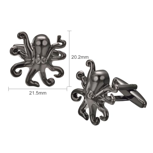 Mancuernillas únicas para hombre plateadas miniatura 2