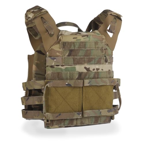 Image of UniPro VE-99 Tactical Vest, Lightweight Modular Plate Carrier with Quick-Release System, 500D Nylon, MOLLE Compatible