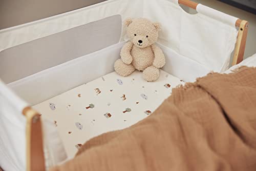 Jollein 037-001-67007 Stofftier Kuscheltier Teddybär beige (25 cm)