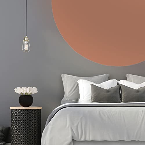 Half Circle Boho Headboard Wall Decals, Tounalker Giant Semicircle Boho Wall Stickers Removable, Peel And Stick Rent Friendly Arch Wall Diy Art Murals For Bedroom Living Room Nursery #TOP2
