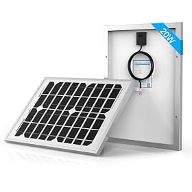 ACOPOWER® Panel Solar Mono de 20 W para…
