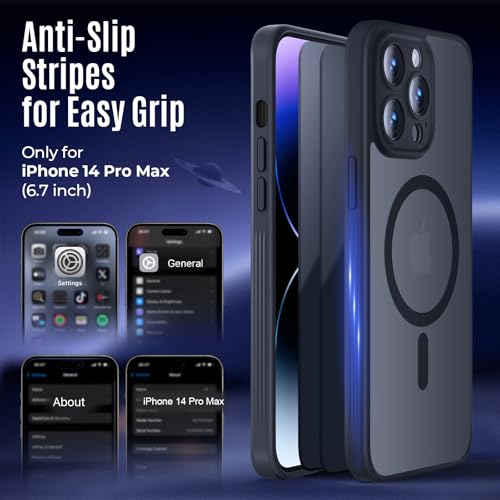 Image of Symcele Designed for iPhone 14 Pro Max Case, Black