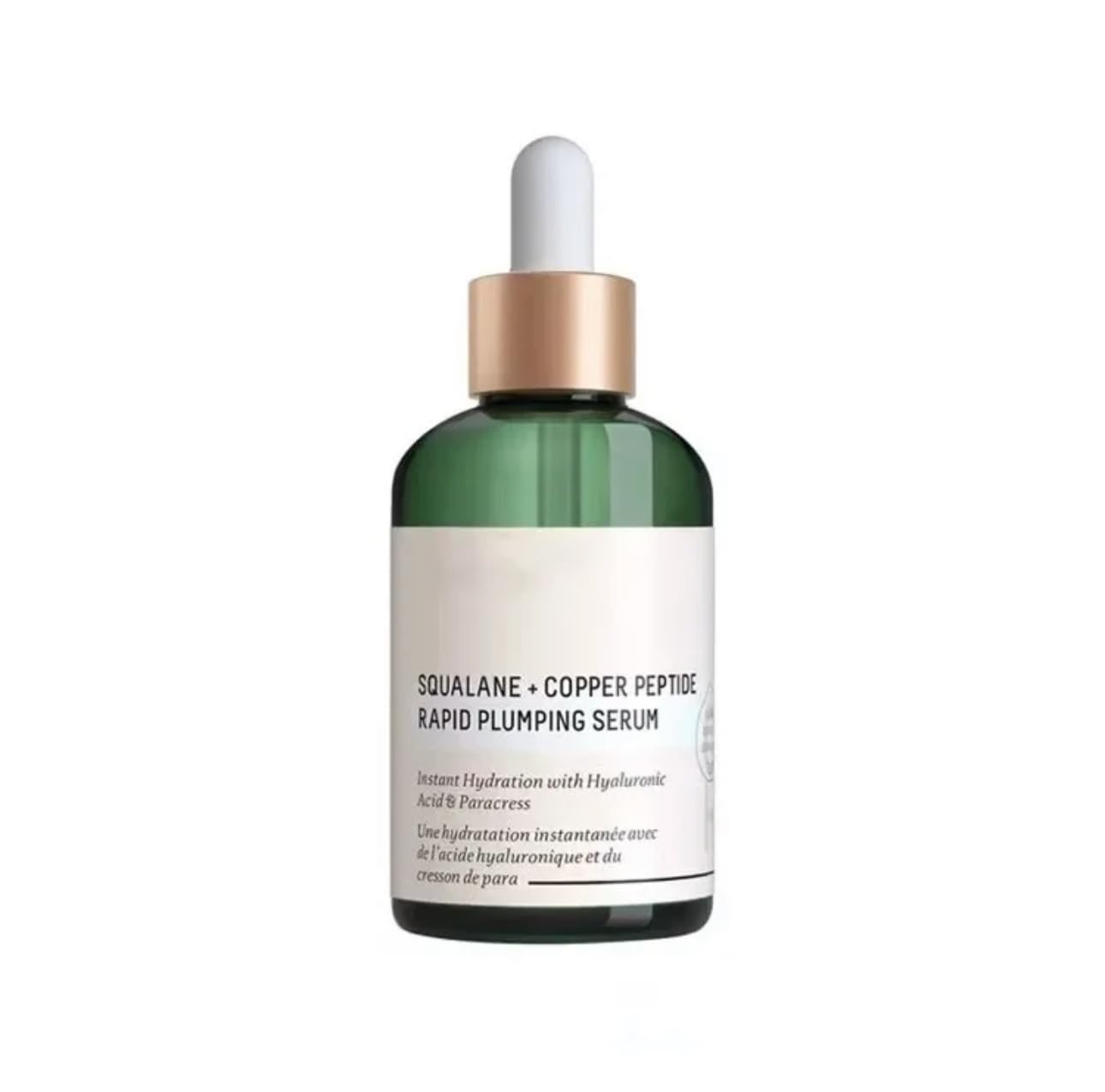 Aromixe Squalane + Copper Peptide Rapid Plumping Serum. Powerfully Hydrating Face Serum that Instantly Plumps and Firms with Collagen Boosting Copper Peptides, 1.69 fl oz