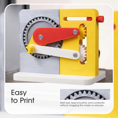 Image of eSUN PLA+ Filament 1.75mm, 3D Printer Filament PLA Plus, Dimensional Accuracy + /- 0.03mm, 1KG per Spool, 2 Spools 3D Printing Filament, Grey
