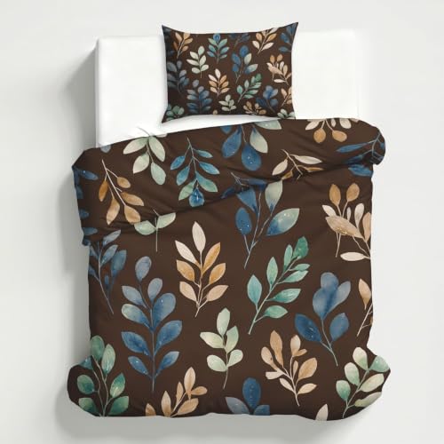 Housse de couette 260x240 en microfibre douce infroissable avec ses taies
