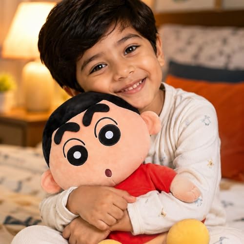 Image of Shinchan 30cm | Ultra Soft Plush Stuffed Toy | Cute Hugging Pillow | Gift for Kids Boys Girls