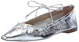 Sam Edelman Women's Bri Ballet Flat Soft Silver 8 Medium