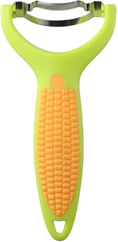 hobbyme Pelador de trilladora de maíz de acero inoxidable, pelador, rallador, cortador, ahorro de trabajo, aparatos de cocina domésticos
