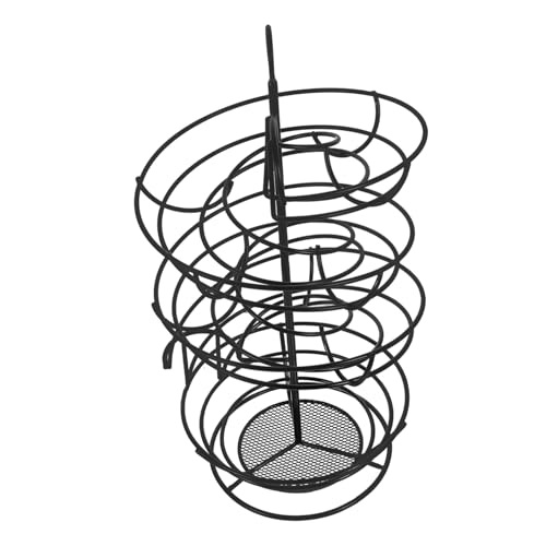 Zerodeko Portauova Metallo Spirale Organizer Per Uova Da Cucina Design Elegante e Funzionale Capacità Per Frigorifero e Piano Di Lavoro Contenitore Multi-funzione Per Uova