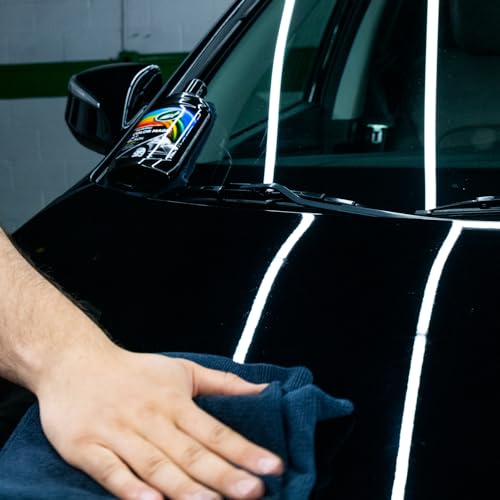 Turtle Wax Color Magic, Farbauffrischende Autopolitur, Jet Black, Entfernt leichte Kratzer, verstärkt die Lackfarbe… – Ansicht 5