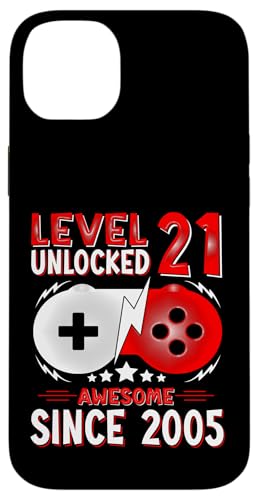 Level 21 Unlocked Birthday 21 Years Old Gifts 21st Birthday �X�}�z�P�[�X iPhone 14 Plus �p