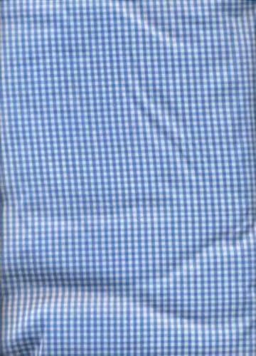 Soie Dupioni au mètre, tissu bleu à petits carreaux 137 cm pour loisirs