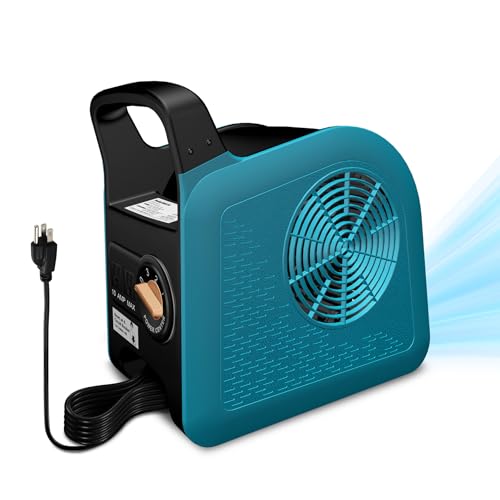 Huilynsen High Velocity Floor Drying Fan for Cooling, 355 CFM Air Mover Blower Fan for Job Site and...