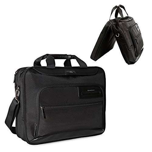 Brenthaven-Elliot-Deluxe-Brief-with-Organizer-Panel-Fits-154-Inch-ChromebooksLaptopsTablets-for-CommercialBusiness-and-Office-EssentialsBlackDurableRugged-Protection-from-Impact-and-Compression