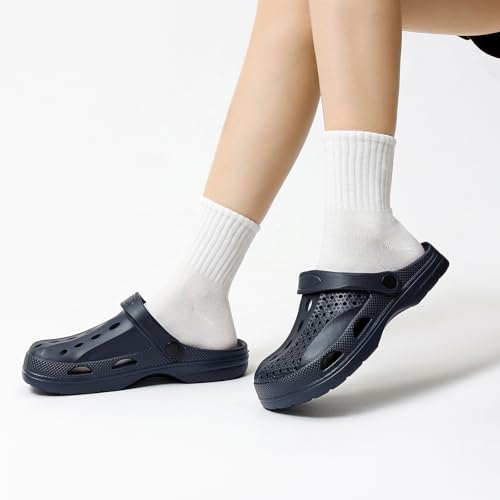 Image of SOSOWHLTE Men's Women's Arch Support Clogs,Unisex Garden Shoes Comfortable Slip-on Outdoor Sandals Slippers for Beach Casual