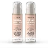 Neutrogena Healthy Skin Enhancer Sheer Face Tint with Retinol & Broad Spectrum SPF 20 Sunscreen for Younger Looking Skin, 3-in-1 Daily Enhancer, Non-Comedogenic, Fair to Light 20, 1 fl. oz (2 Pack)