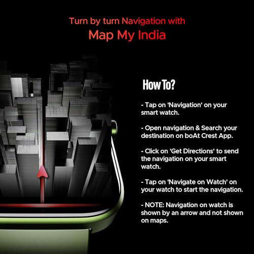 Image of Boat Storm Call 3 w /TBT Navigation, Daily Activity Tracker, DIY Watch Face Studio,700+ Active Modes, 1.83 inch (4.6 cm) HD Display Fitness Smart Watch for Men & Women(Olive Green)