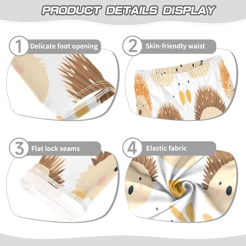 Toddler Girls Leggings Printed Yoga Pants Leggings Hedgehog One for Kids3