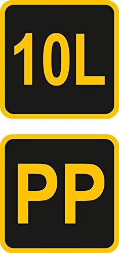 Vorel Profi Fliesenwaschset 10 Liter, 4 teilig mit Rollenaufsatz, Waschbrett, Eimer und Gitter, stabile Ausführung, 23x42x19 cm, Grau