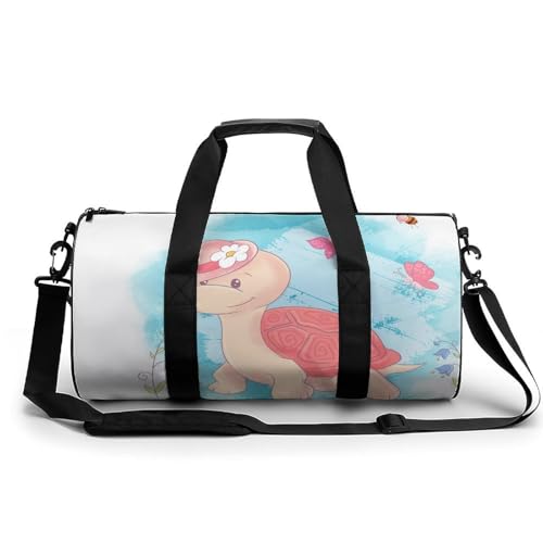 Sac de sport gym papillon tortue pliable pour voyage et week-end 45cm