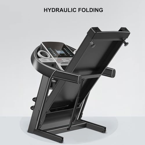 Image of Foldable Motorised Treadmill,with Sit Ups Rack & Massage Head Electric Treadmill for Home,Folding Walking Running Machine with LCD Sn