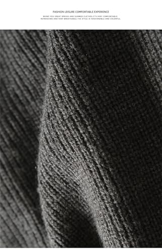 Men's Shawl Collar Cardigan Sweater Slim Cable Knit Button Merino Wool Sweater4