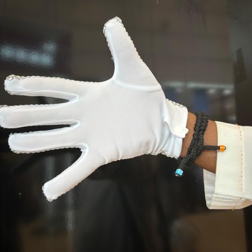 Rhinestone Glove for Wen Women Kids Fans Sequin Glove (Left glove for adult)4
