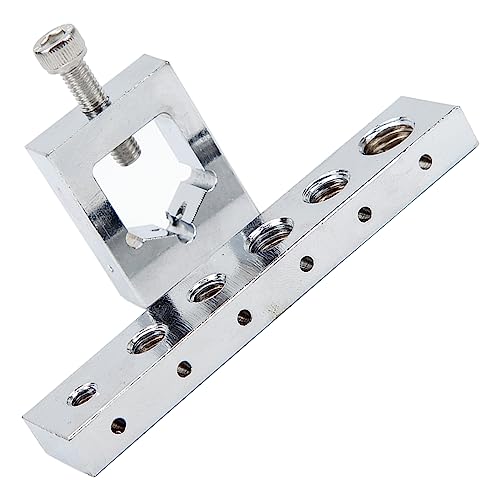 CYSFETENA Nut Bolt Drill Jig Set, Metal Safety Wire Drill Jig for Precise Locking Wire Cross Drilling, Compatible with M12, M10, M8, M6 Thread Sizes, Safety Wire Drill Guide Tool for Secure Drilling