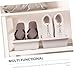 Amosfun 2Pcs Shoe Storage Tray Reusable Household Shoe Organizer for Entryway Closet Wear Resistant Design Space Saving Shoe Rack for All Footwear