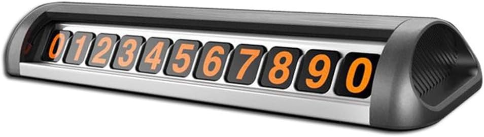 Car Temporary Parking Card Phone Number Plate Telephone Auto Park Stop Accessories Styling