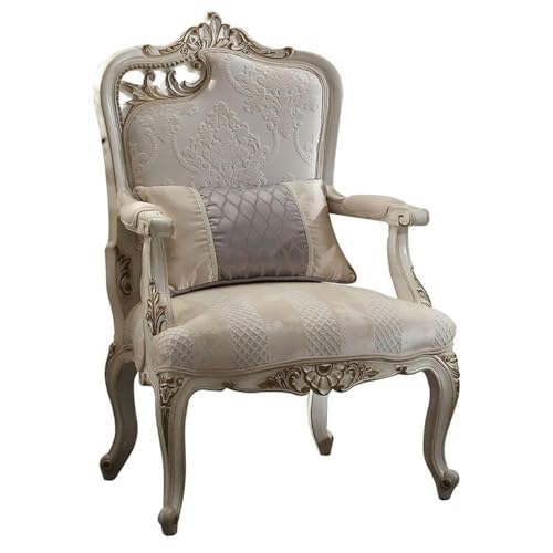 Acme-Picardy-Accent-Chair-with-Pillow-in-Antique-Pearl Acme Picardy Accent Chair with Pillow in Antique Pearl