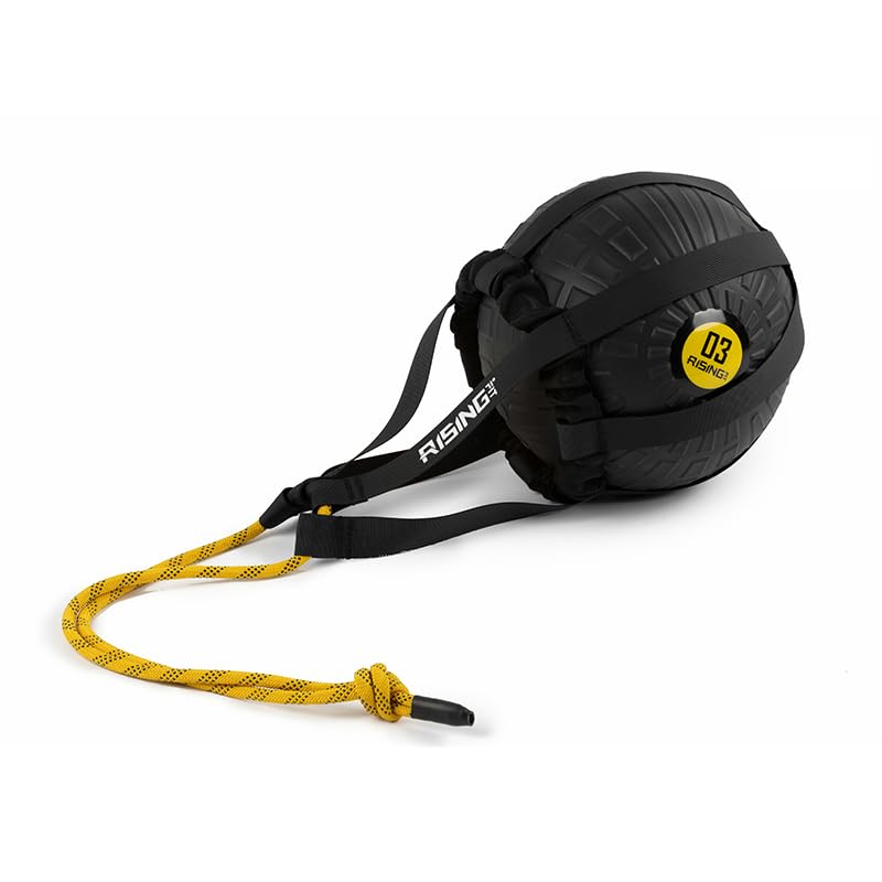 RISINGFIT Medicine Ball Bag, Medicine Ball Rope, Rotation, Swinging and Recording, Kettlebell Swing, Russian Rotation, Counterrotation Swinging and Hammer Swinging