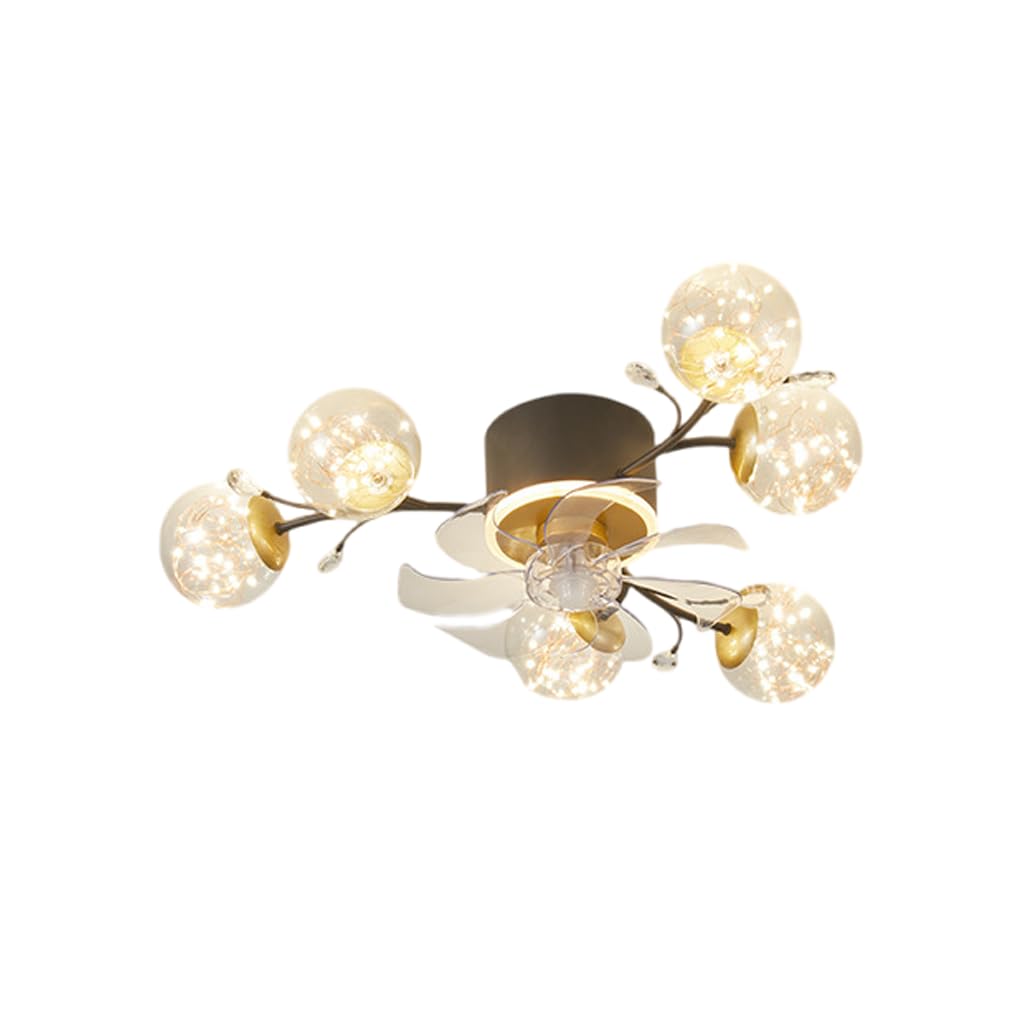 Ventilateur de plafond plafonnier salon salle à manger éclairage led