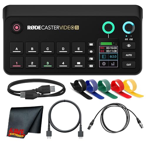 RODE RODECaster Video S Console with HDMI, XLR, USB