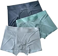Glenston Men's Brief Comfortable Breathable Underwear for Men |Ultra-Soft Lycra Material | Ice-Silk Men's Short | Multi Colour Pack of 3