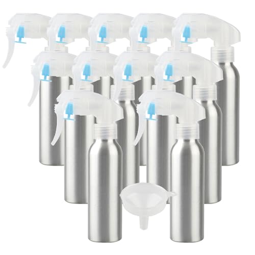 YANCAER 24 Stück, 120ml Nachfüllbar Leere Aluminium Sprühflasche mit Transparent Sprühkopf Sprühflasche Tragbares Zerstäuber Für Outdoor Sportarten Flugreisen YANCAER 24 Stück, 120ml Nachfüllbar Leere Aluminium Sprühflasche mit Transparent Sprühkopf Sprühflasche Tragbares Zerstäuber Für Outdoor Sportarten Flugreisen