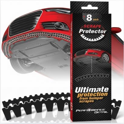 Performance Detail Scrape Protector 8 Pack Front Bumper Scrape Guard Anti Scratch Kit For Low Cars Carbon Fiber Splitters DIY Kit