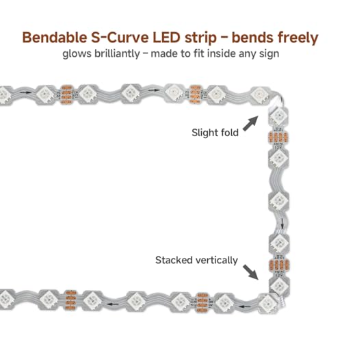 Tira de LEDs RGB direccionable BTF-LIGHTING WS2815 3 m 180 LEDs miniatura 2