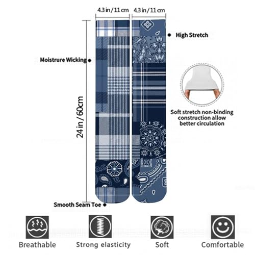 Soft Winter Boot Socks Unisex Long Boot Stockings Over Knee Socks3