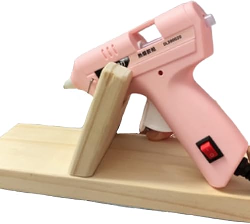 Miniatura 3 de Soporte para pistola de pegamento calientesoporte de pistola de pegamento termofusible de maderabase de pistola de pegamento termofusibleorganizador