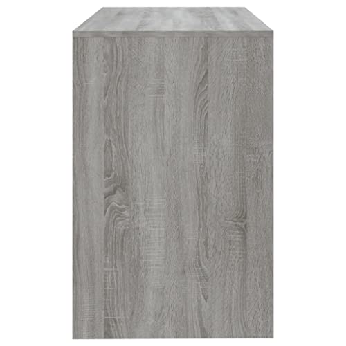 Bureau robuste pour bureau à domicile résistant Gris Sonoma - 8