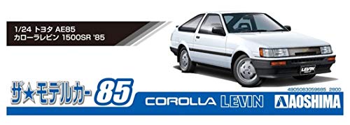 Aoshima Bunka Kyozai 1/24 Toyota AE85 Corolla Levin 1985 miniatura 5
