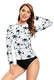 La parte superior de cuello redondo ofrece la cobertura corporal necesaria y ofrece un bonito look de traje de baño deportivo. Ofrece buena comodidad, apariencia elegante, da forma a tu cuerpo y te hace lucir más delgado.