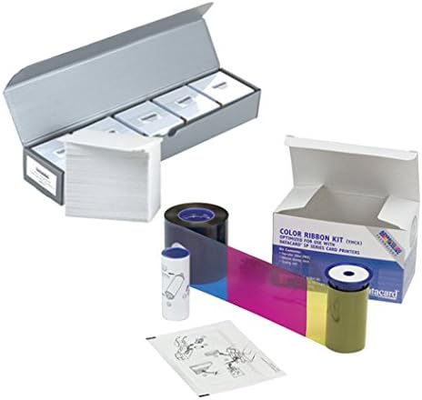 Datacard Cinta de color y kit de limpieza, YMCKT, 500 impresiones por rollo