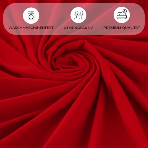 Buymax Topper Spannbettlaken 120x200 cm Spannbetttuch 100% Baumwolle Jersey für Matratzentopper bis 12 cm Matratzenhöhe Bettlaken für… – Ansicht 5