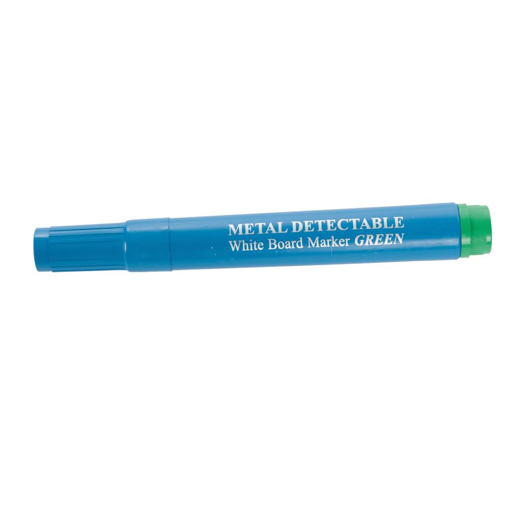 FRANZ MENSCH 20 Stück Hygostar Abwaschbarer Marker | detektierbar, blau, Schriftfarbe: grün, Abwaschbarer Marker, Whiteboard Stifte,